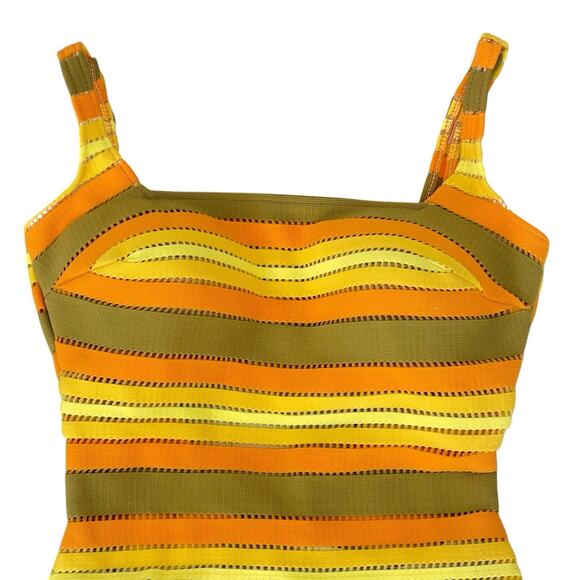 Vintage Glenbrooke Pin-Up One Piece Swimsuit, Deadstock, Size M/L - Picture 3 of 6